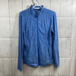 311. Tuff athletics full zipper lightweight running jacket, size M